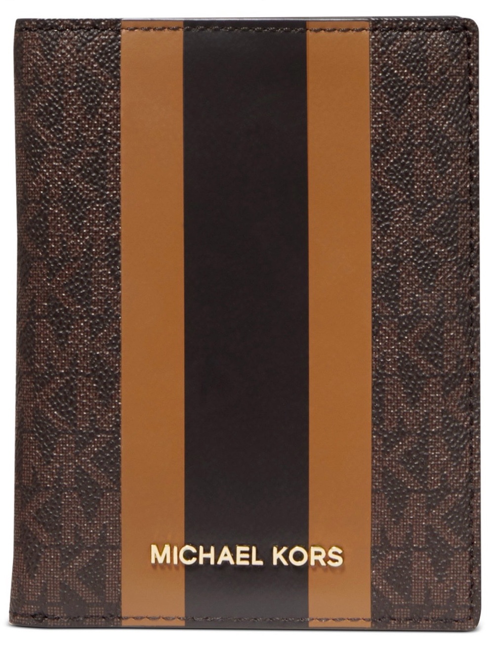 Michael Kors Logo Bedford Travel Passport Wallet